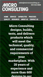 Mobile Screenshot of microconsulting.ca