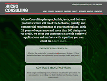 Tablet Screenshot of microconsulting.ca
